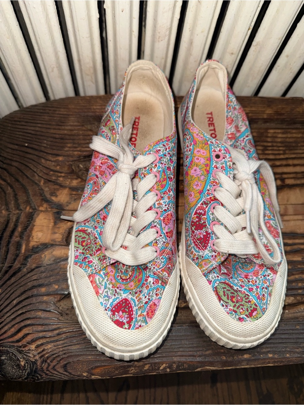 Tretorn J. Crew Marley lace up sneakers women’s size 7.5